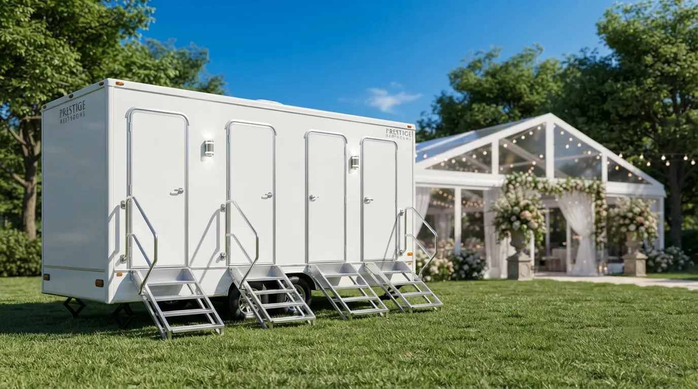 4 Stall Restroom Trailer in Omaha, NE