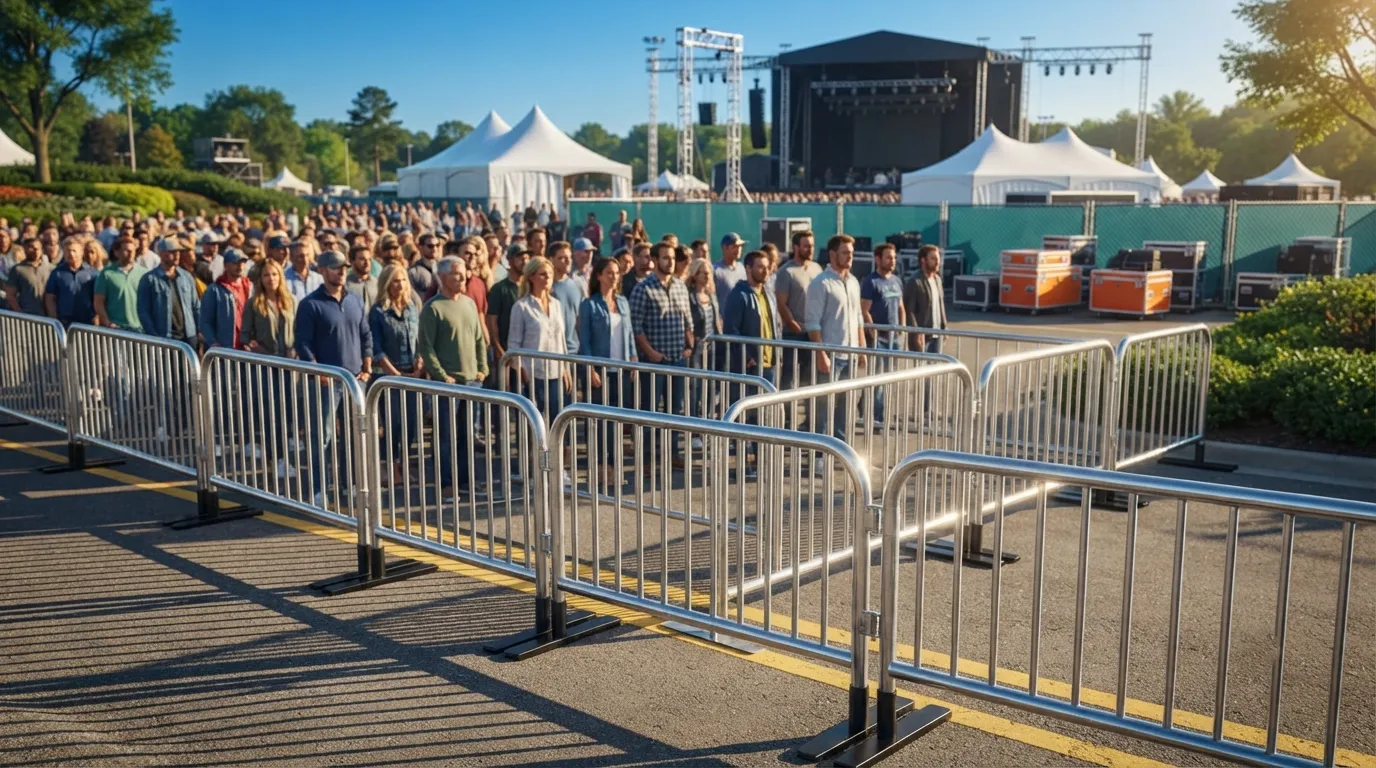 Crowd Control Barrier Rental in Omaha, NE